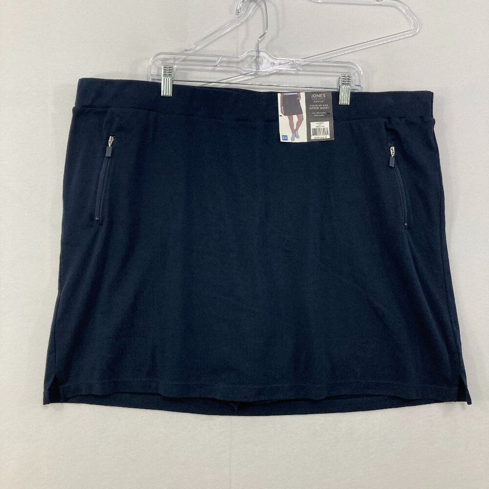 New Jones New York size 3X Navy Zipper Skort Active Golf Outdoor
